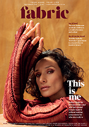 Indira Varma September 2019 Fabric Magazine